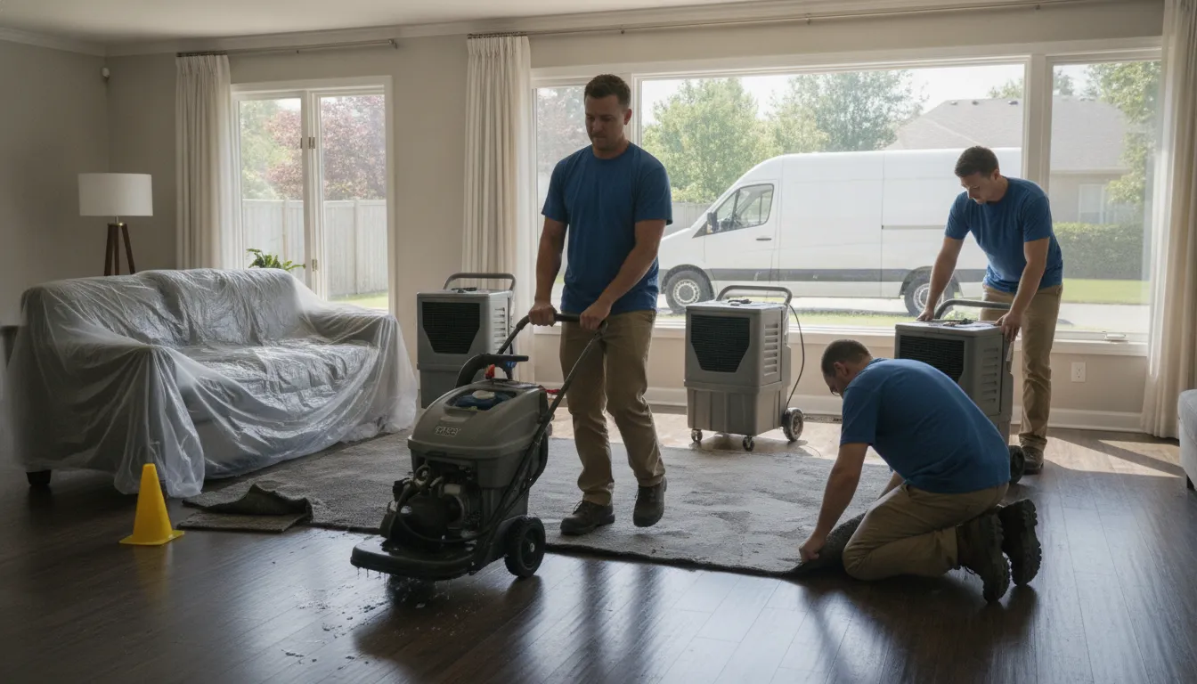 Water Damage Restoration in Bellefontaine
